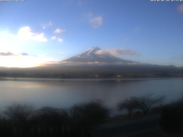 河口湖からの富士山