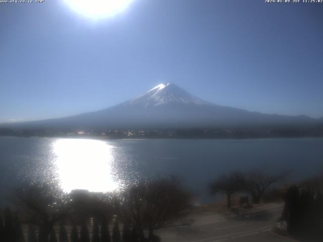 河口湖からの富士山