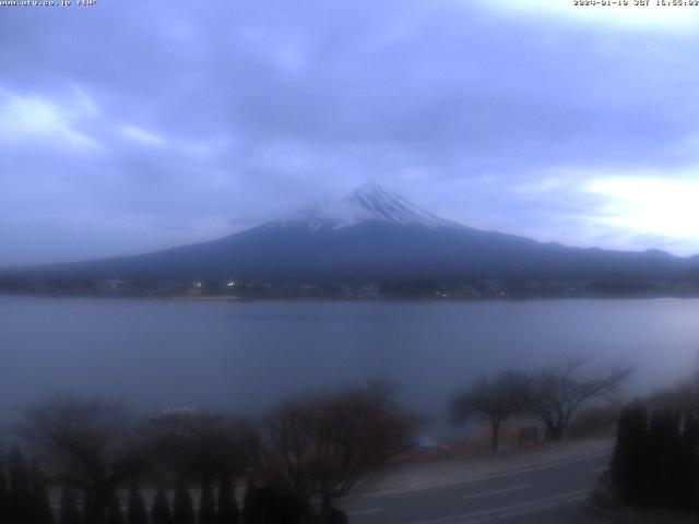 河口湖からの富士山