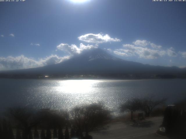 河口湖からの富士山