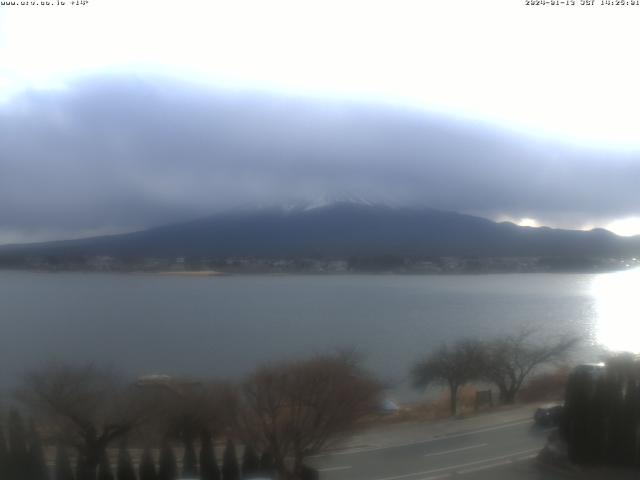 河口湖からの富士山