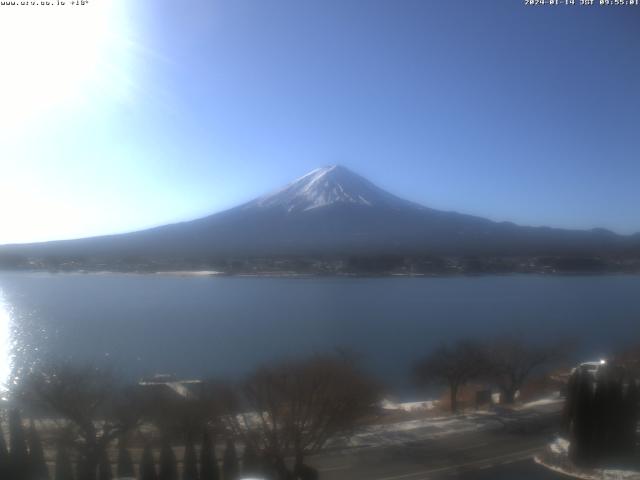 河口湖からの富士山