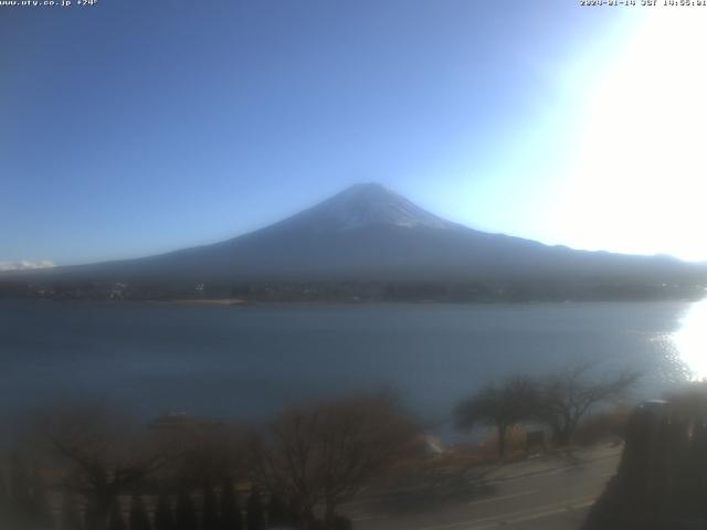 河口湖からの富士山