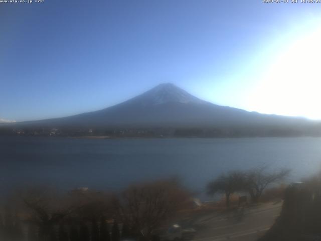 河口湖からの富士山