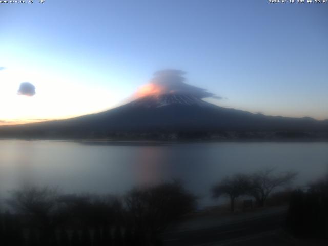 河口湖からの富士山