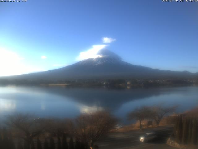 河口湖からの富士山