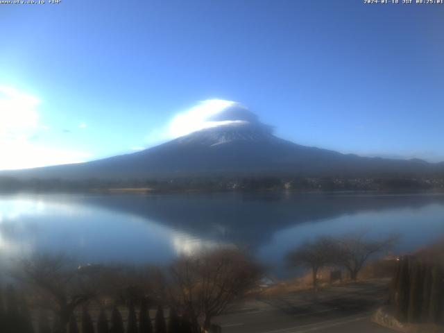 河口湖からの富士山