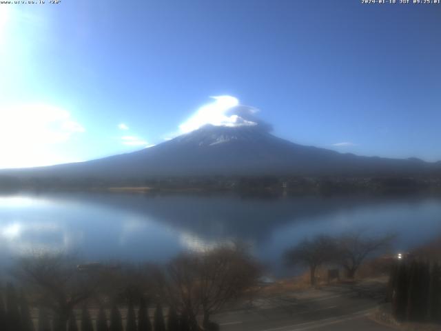 河口湖からの富士山