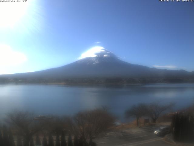 河口湖からの富士山