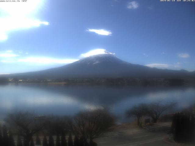 河口湖からの富士山