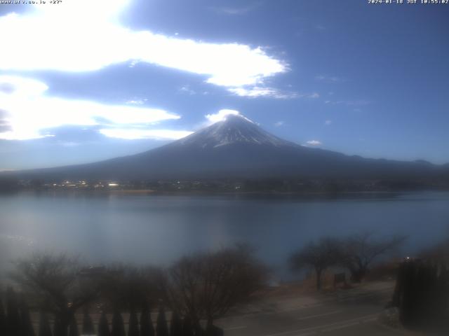 河口湖からの富士山