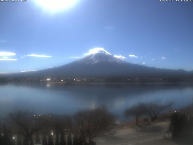 河口湖からの富士山