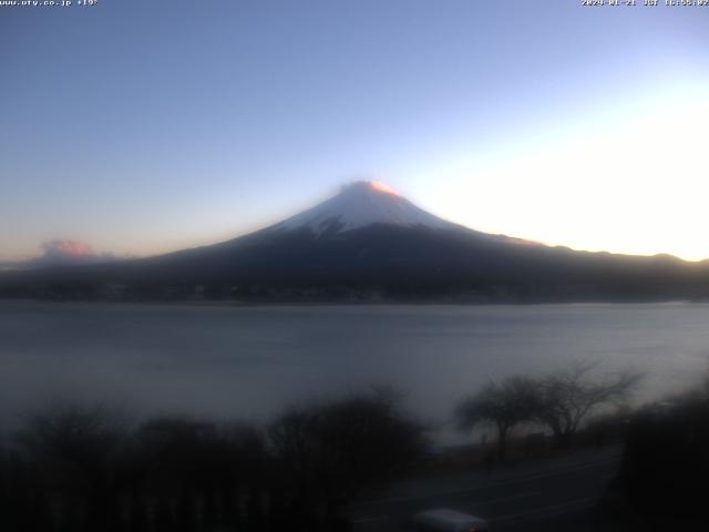 河口湖からの富士山