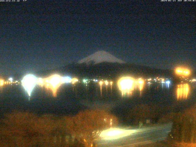 河口湖からの富士山