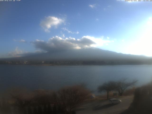 河口湖からの富士山