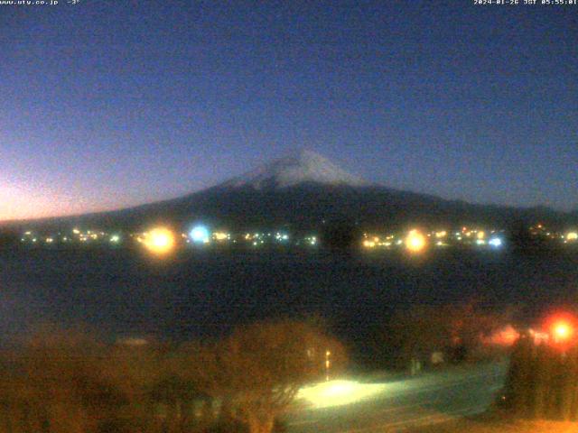 河口湖からの富士山