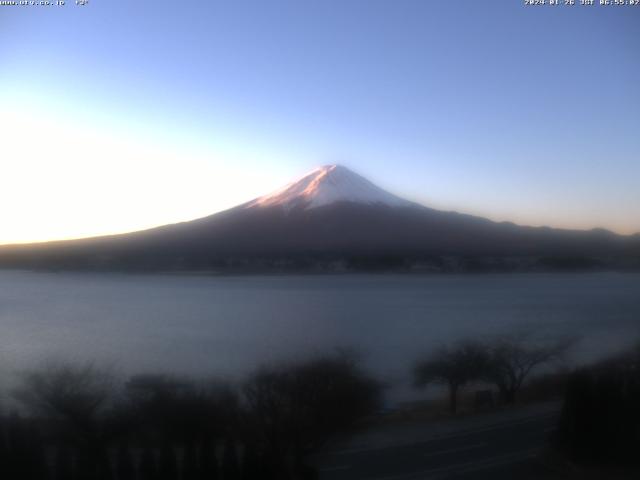 河口湖からの富士山