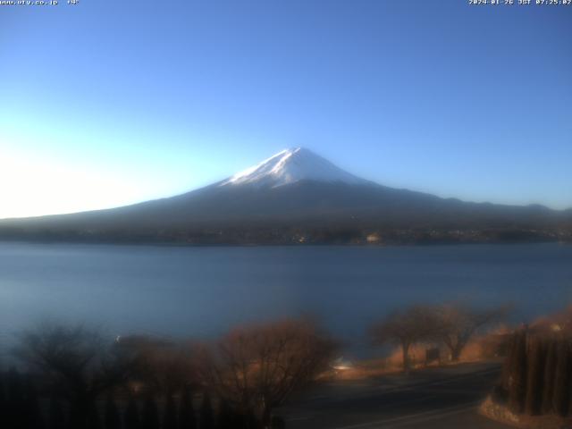 河口湖からの富士山