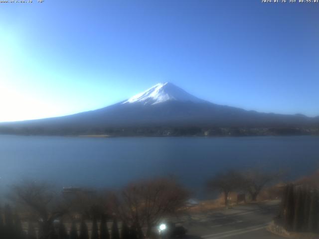 河口湖からの富士山