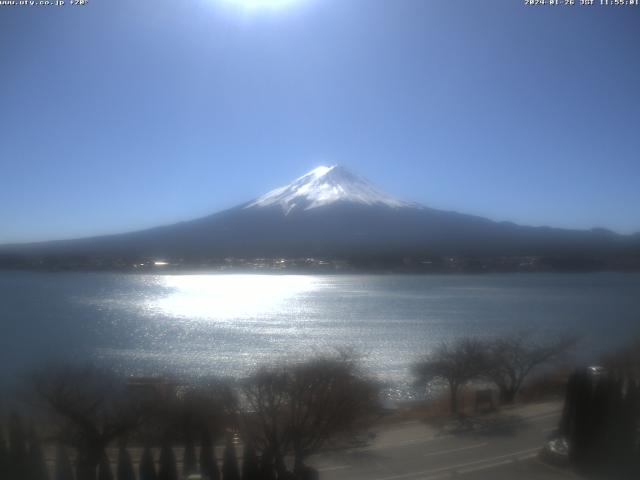 河口湖からの富士山