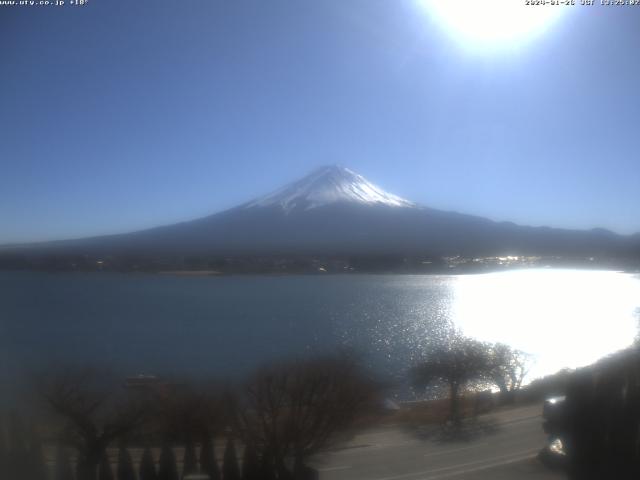 河口湖からの富士山