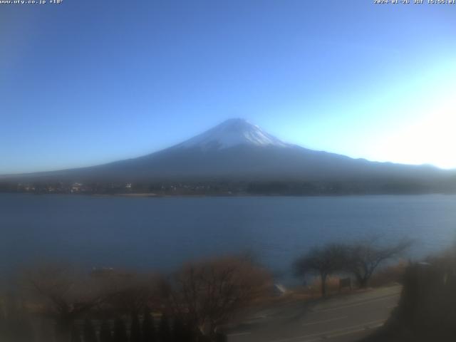 河口湖からの富士山