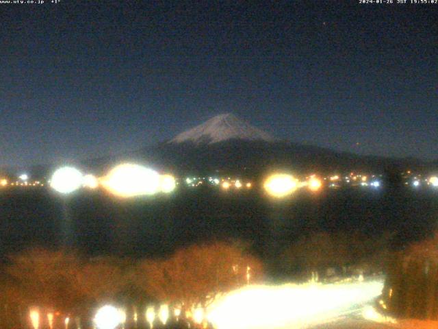 河口湖からの富士山