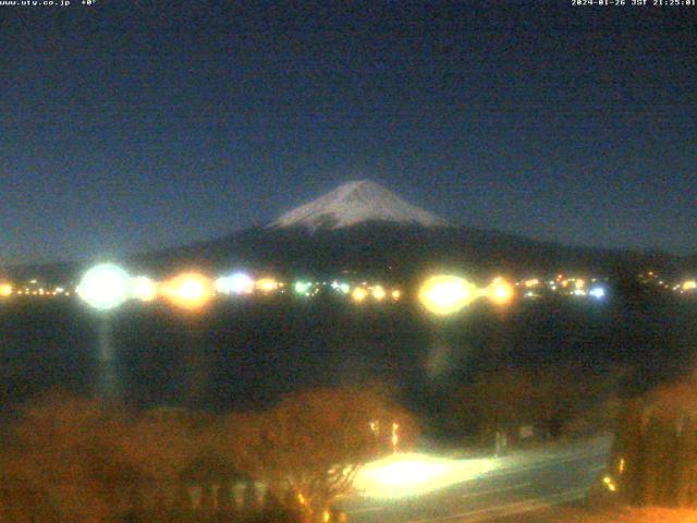 河口湖からの富士山