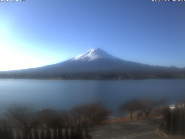 河口湖からの富士山