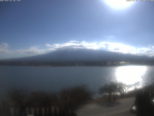 河口湖からの富士山