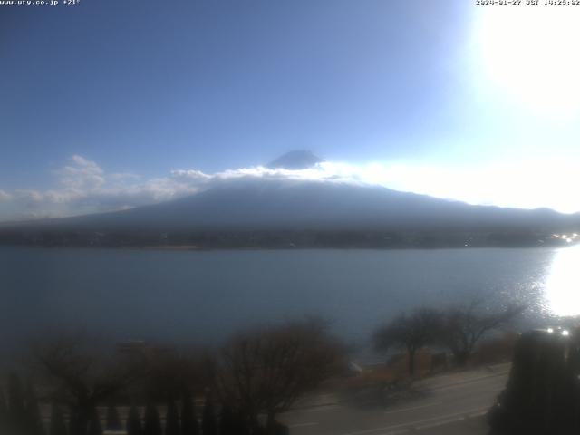 河口湖からの富士山