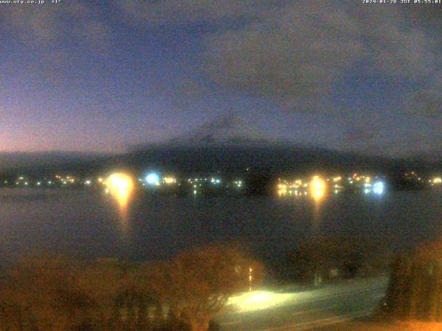 河口湖からの富士山