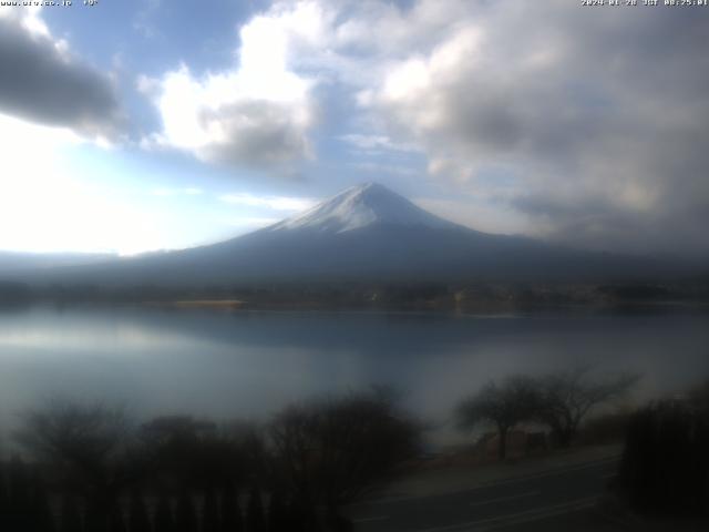 河口湖からの富士山