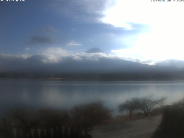 河口湖からの富士山