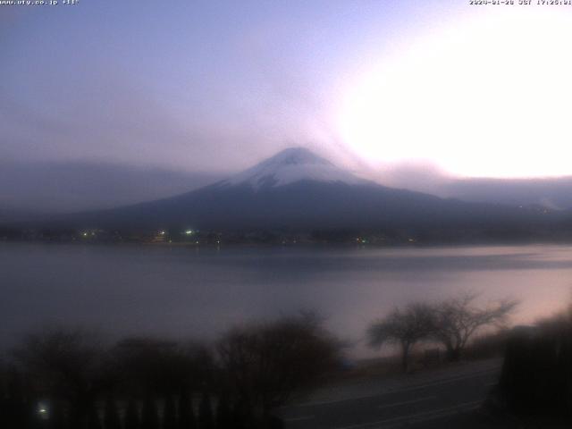 河口湖からの富士山