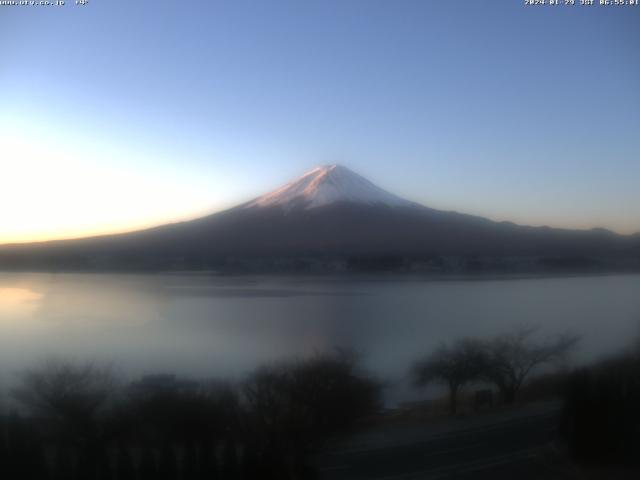 河口湖からの富士山