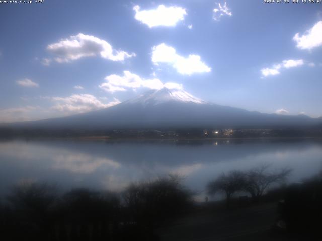 河口湖からの富士山