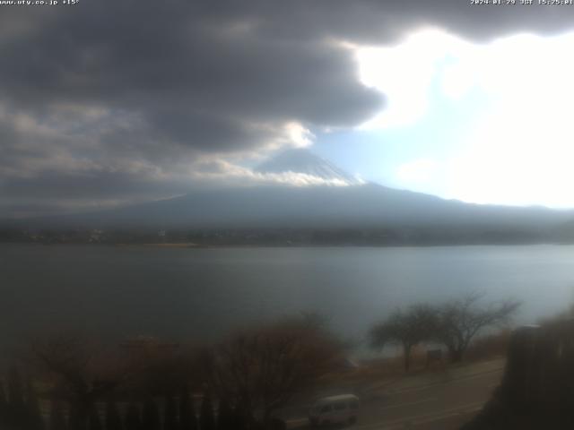 河口湖からの富士山