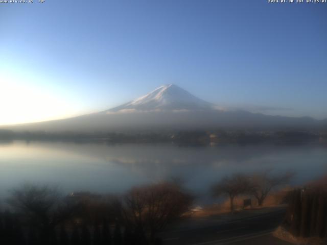 河口湖からの富士山