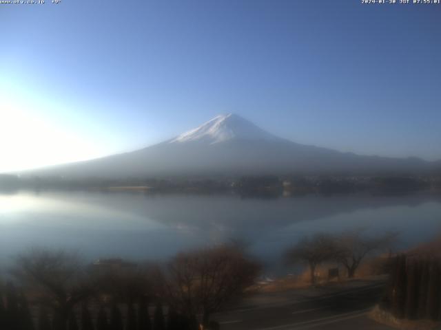 河口湖からの富士山