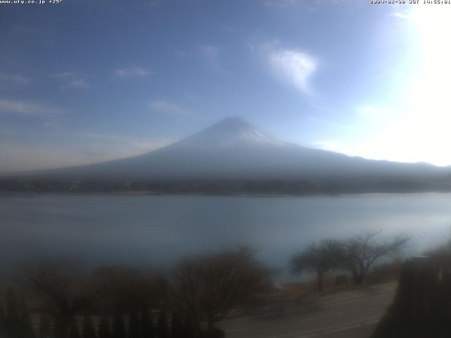 河口湖からの富士山