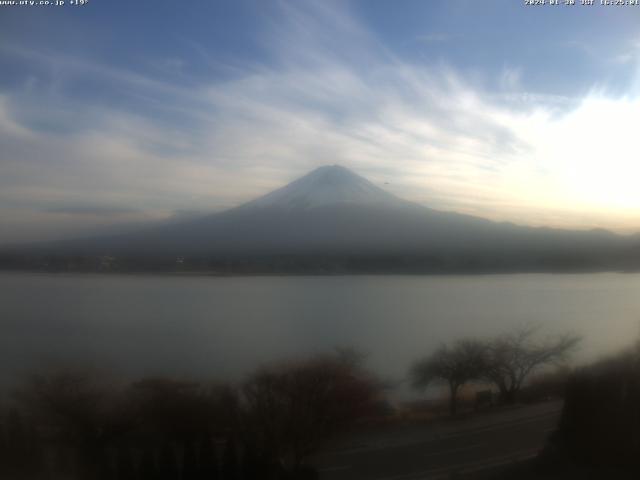 河口湖からの富士山