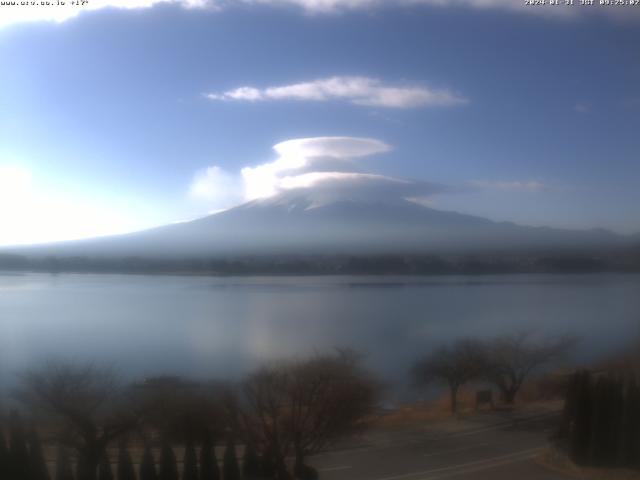 河口湖からの富士山