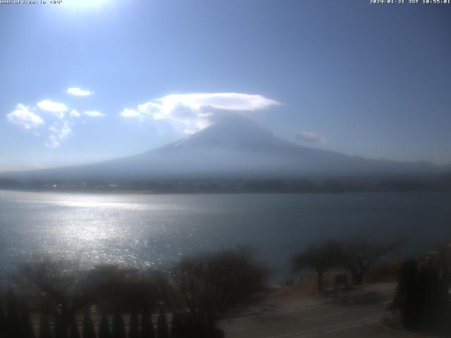 河口湖からの富士山