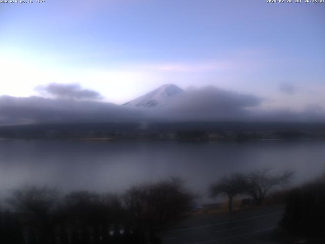 河口湖からの富士山