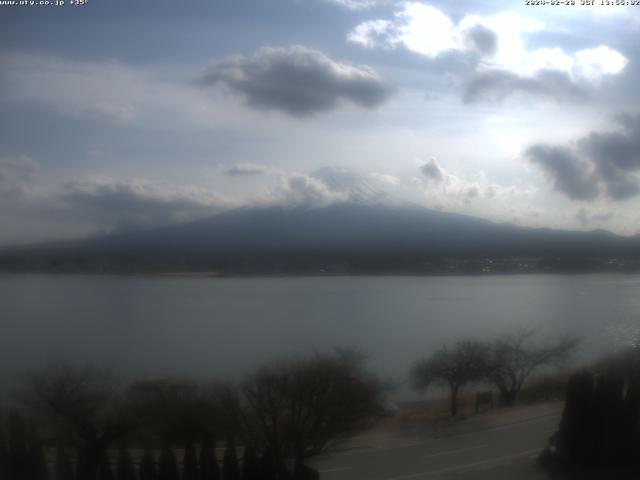 河口湖からの富士山