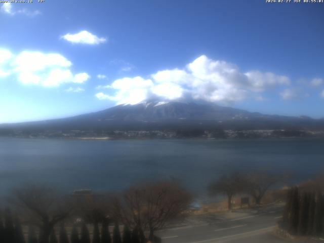 河口湖からの富士山