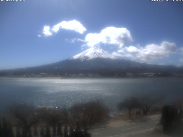 河口湖からの富士山