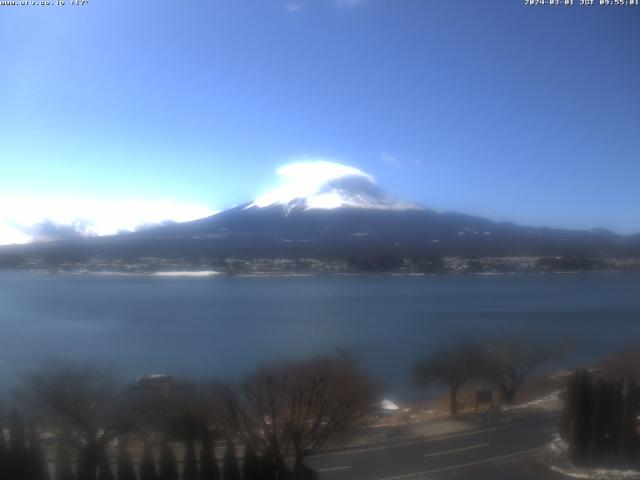 河口湖からの富士山