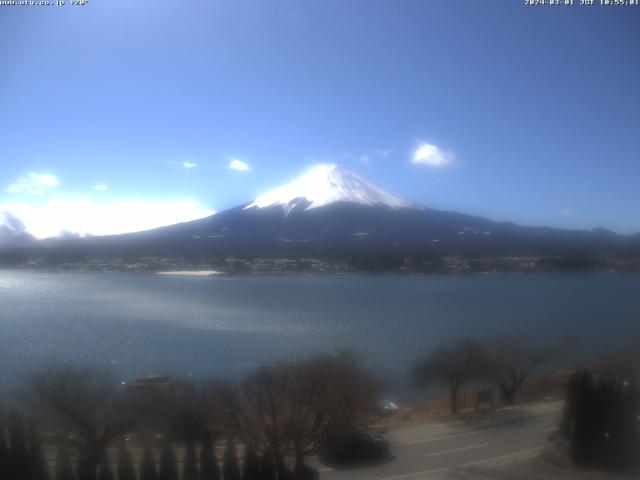 河口湖からの富士山